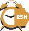 Logo de la franquicia Abierto 25 Horas