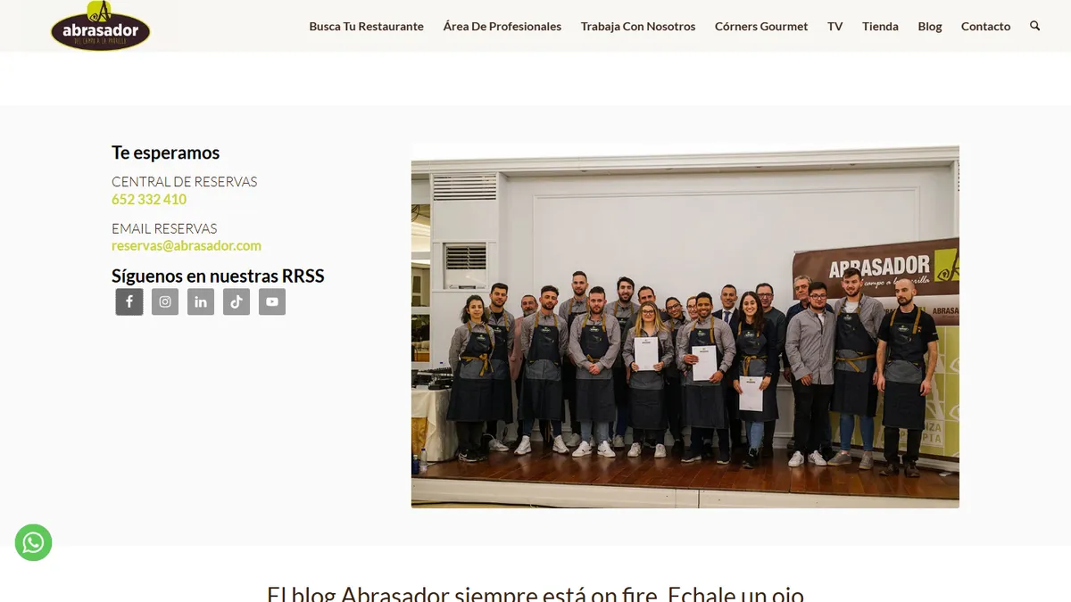 Franquicia Abrasador - Hostelería y Restauración - ZonaFranquicia