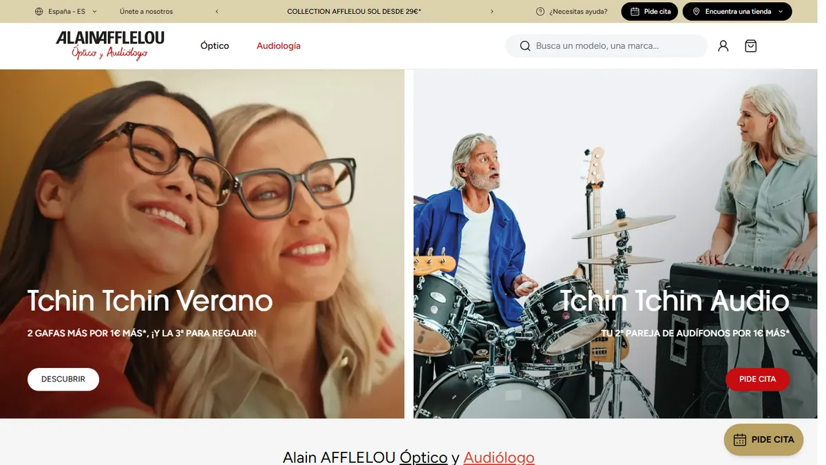 Franquicia Alain Afflelou Óptico - Salud, Clínicas y Ópticas - ZonaFranquicia