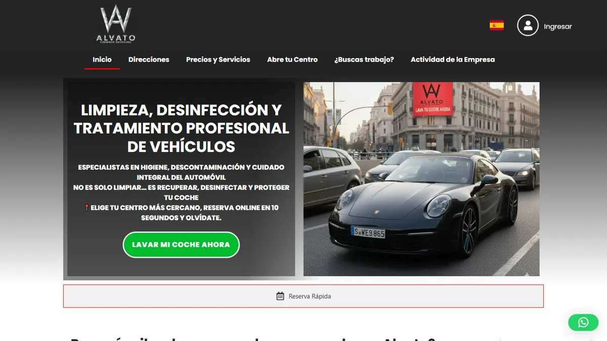 Franquicia Alvato CarWash Detailing - Automoción - ZonaFranquicia