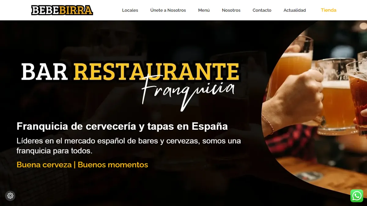 Franquicia BebeBirra - Hostelería y Restauración - ZonaFranquicia