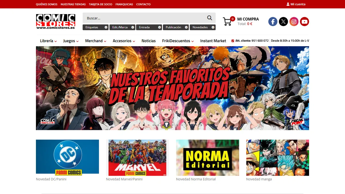 Franquicia Comic Stores - Ocio, Juguetes y Regalos - ZonaFranquicia