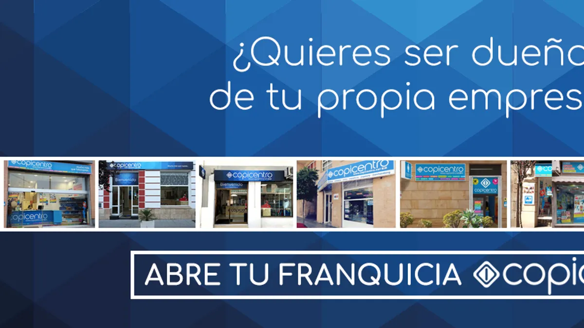 Franquicia Copicentro - Papelería, Copistería e Imprenta - ZonaFranquicia