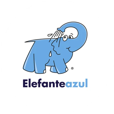 Logo de la franquicia Elefante Azul