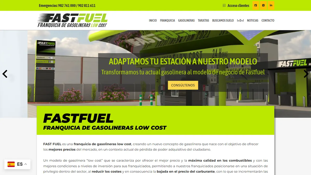 Franquicia Fast Fuel - Automoción - ZonaFranquicia