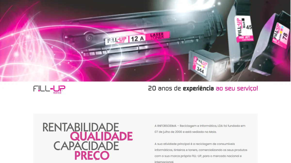 Franquicia Fill-Up Ibérica - Reciclaje y Consumibles - ZonaFranquicia