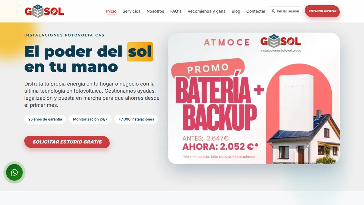 Franquicia GEESOL - Energías Renovables y Eficiencia - ZonaFranquicia
