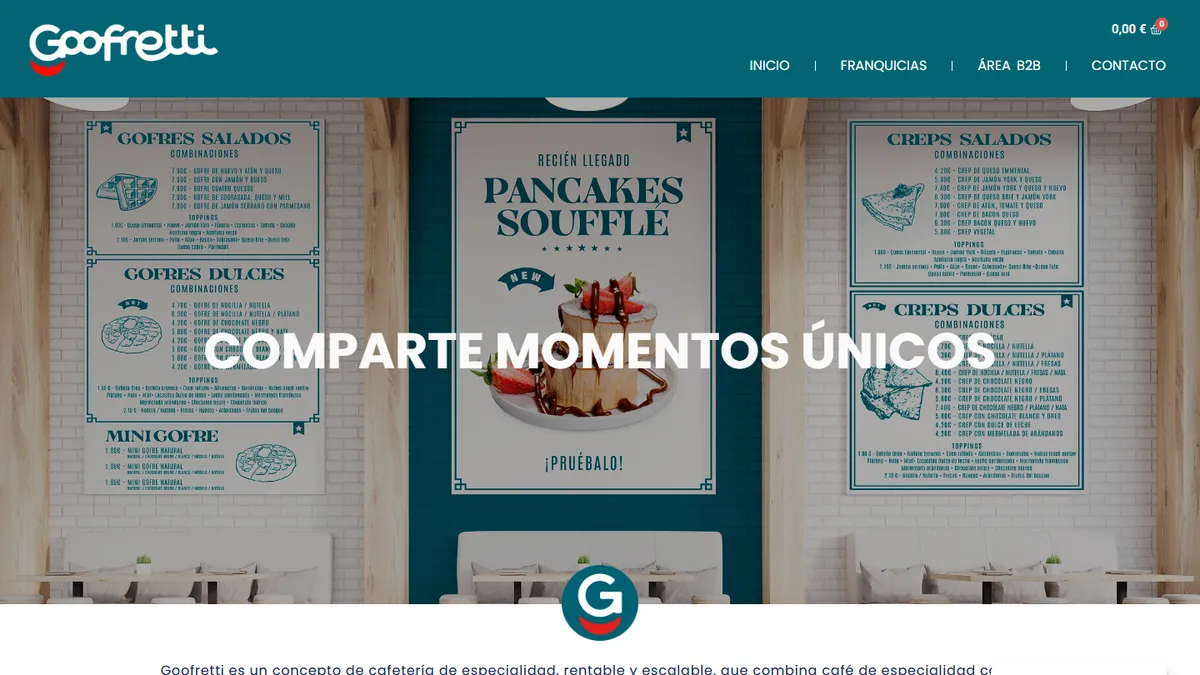 Franquicia Goofretti - Hostelería y Restauración - ZonaFranquicia