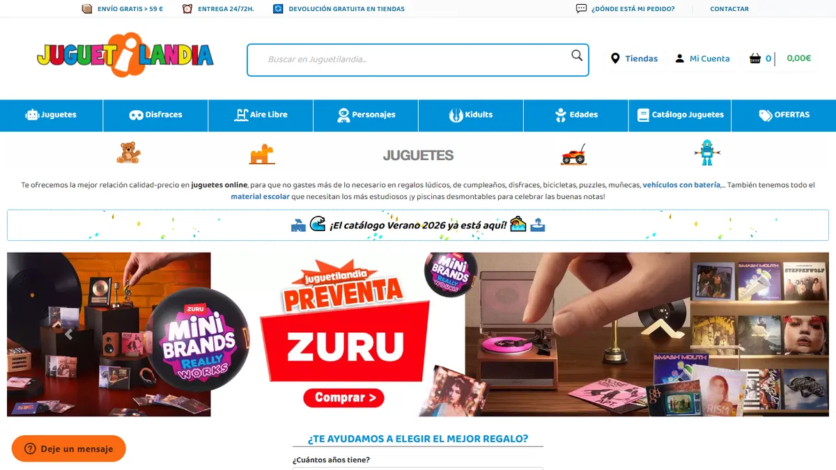 Franquicia Juguetilandia - Ocio, Juguetes y Regalos - ZonaFranquicia