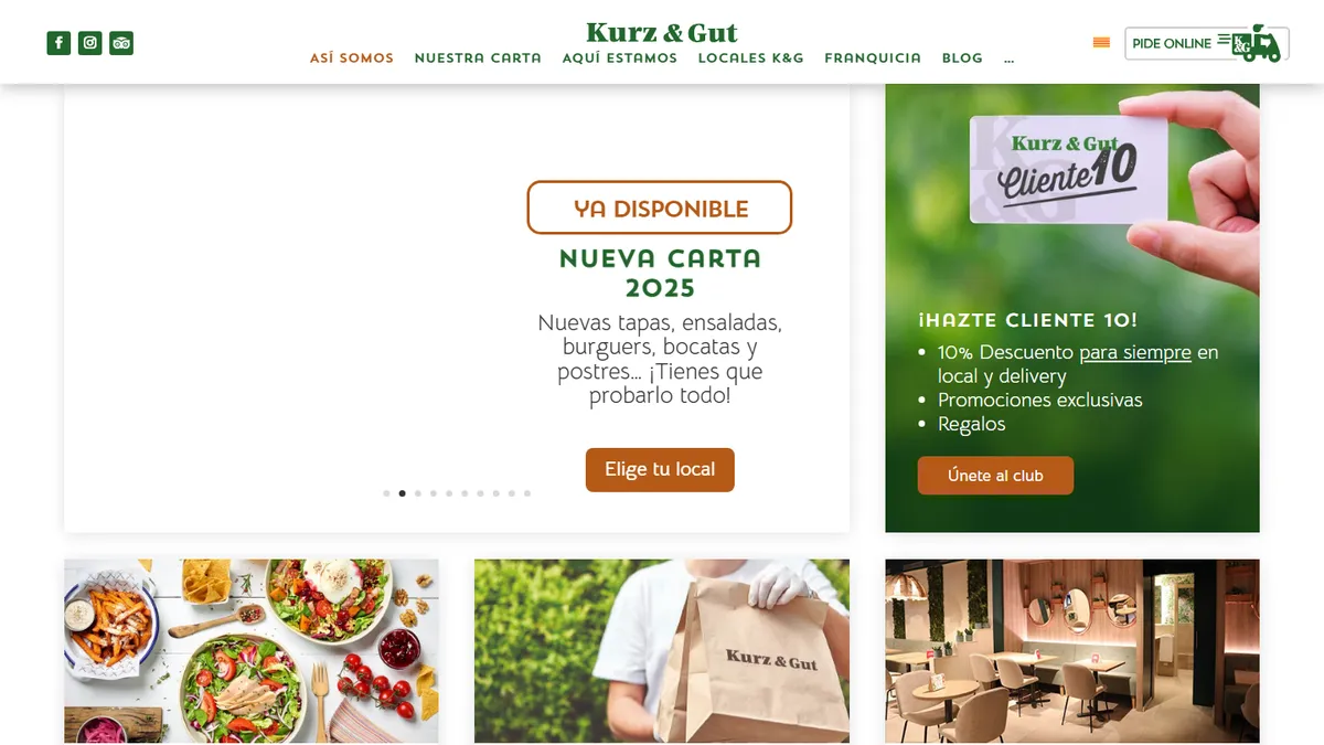 Franquicia Kurz & Gut - Hostelería y Restauración - ZonaFranquicia