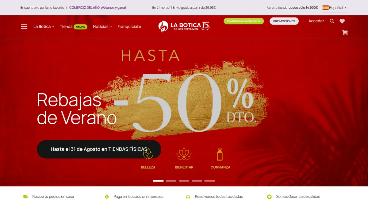 Franquicia La Botica de los Perfumes - Estética, Belleza y Peluquería - ZonaFranquicia
