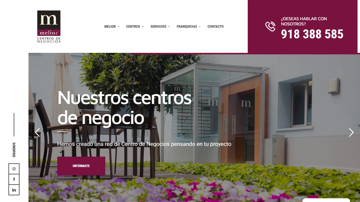 Franquicia Melior Centros de Negocios - Servicios a Domicilio y Empresas - ZonaFranquicia