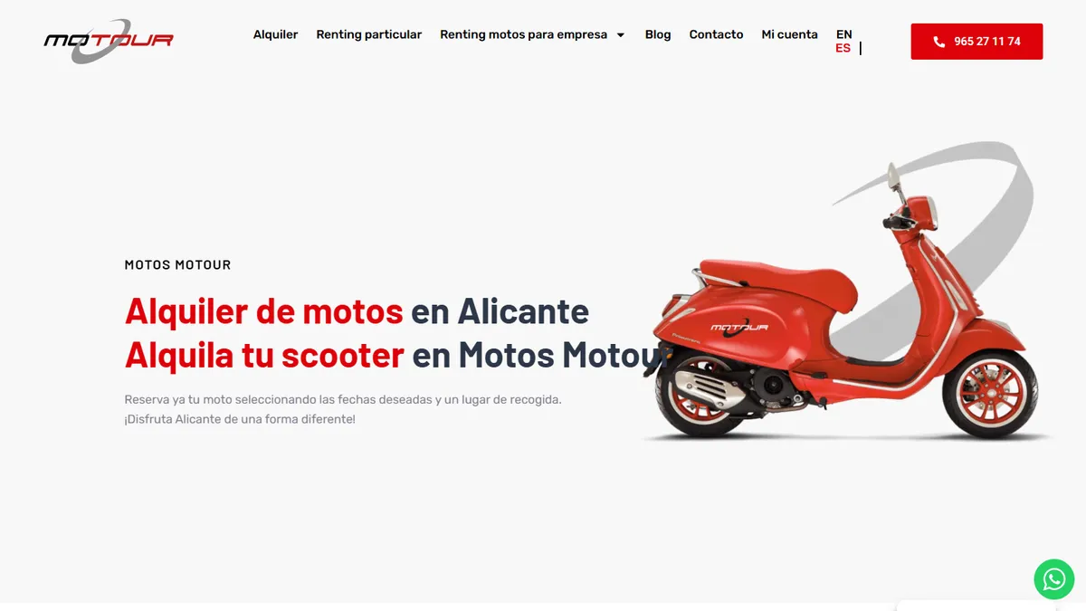 Franquicia Motos Motour - Automoción - ZonaFranquicia