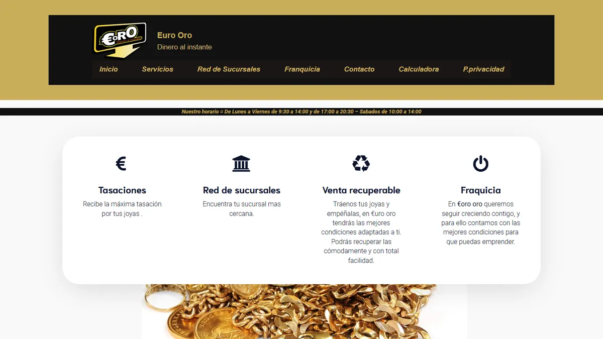 Franquicia Oro en Euro - Asesorías, Consultoría y Finanzas - ZonaFranquicia