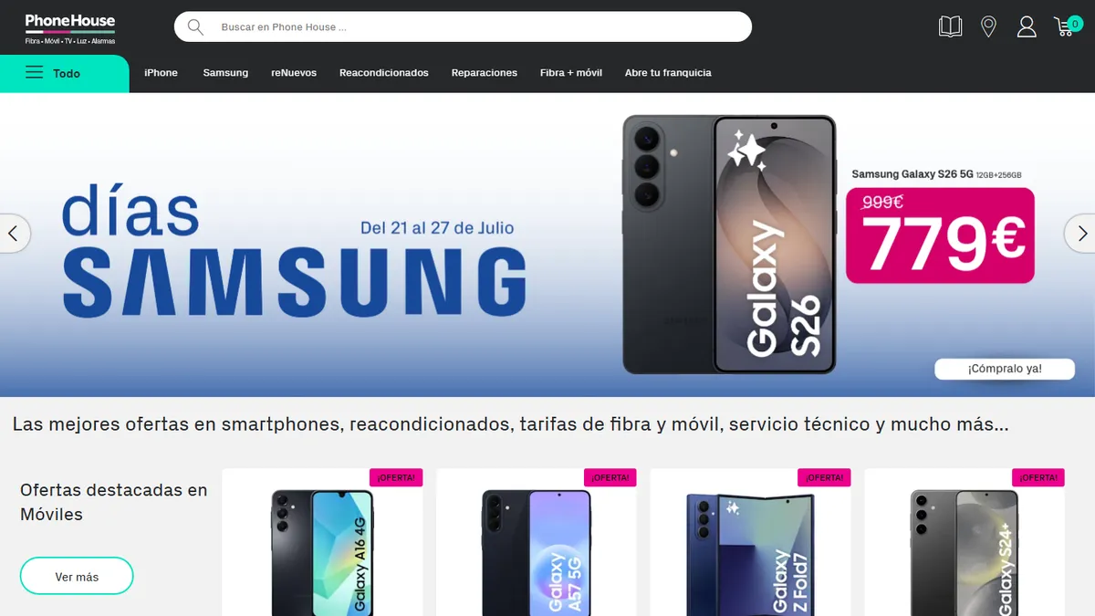 Franquicia Phone House - Informática, Internet y Telecomunicaciones - ZonaFranquicia
