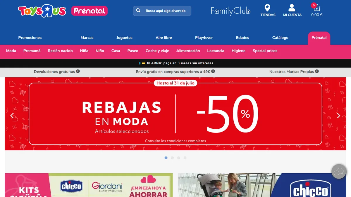 Franquicia Prenatal - Moda y Complementos - ZonaFranquicia