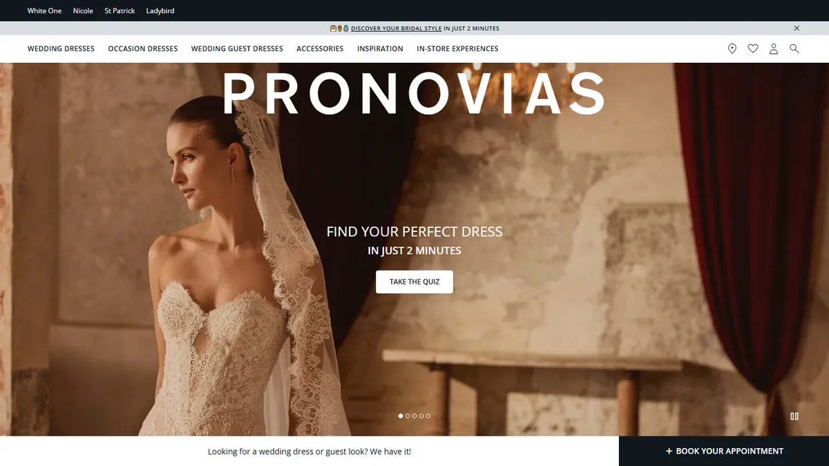 Franquicia Pronovias - Moda y Complementos - ZonaFranquicia