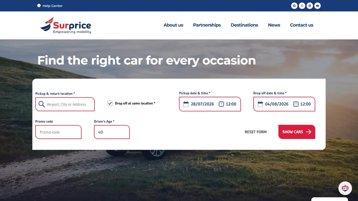 Franquicia Surprice Car Rentals - Automoción - ZonaFranquicia