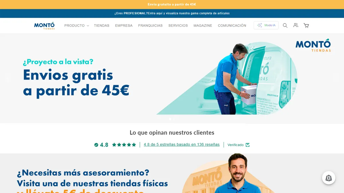 Franquicia Tiendas Monto - Hogar, Decoración y Mobiliario - ZonaFranquicia