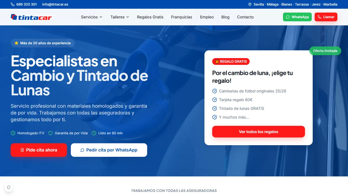 Franquicia Tintacar - Automoción - ZonaFranquicia