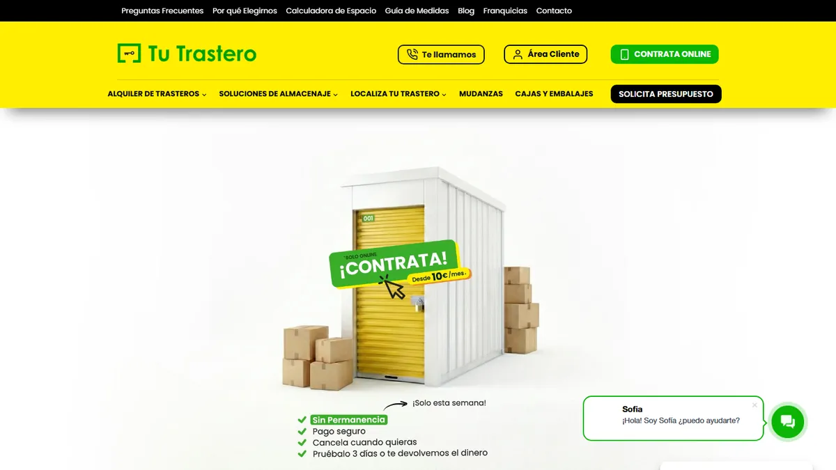 Franquicia Tu Trastero, Tu Otro Espacio - Servicios a Domicilio y Empresas - ZonaFranquicia