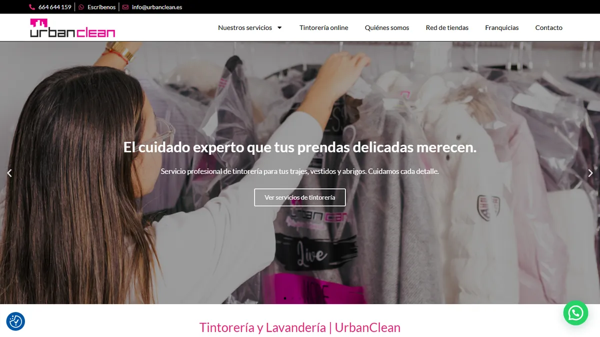 Franquicia UrbanClean - Lavanderías, Tintorerías y Limpieza - ZonaFranquicia