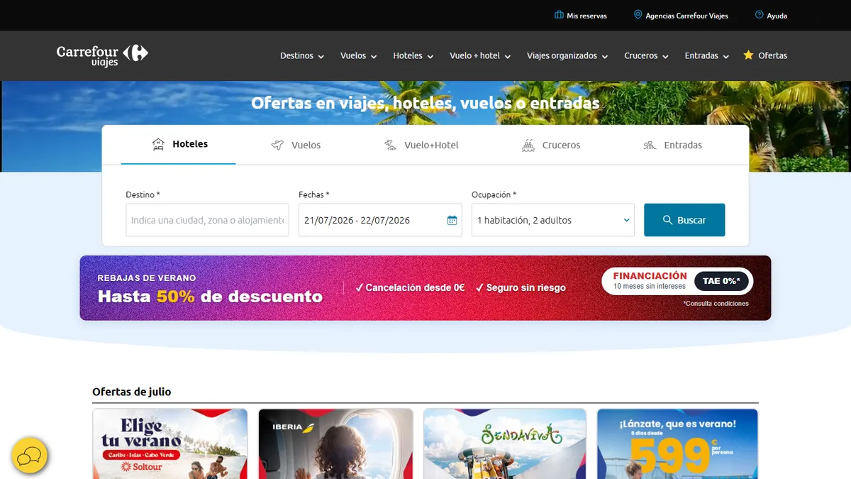 Franquicia Viajes Carrefour - Agencias de Viajes y Turismo - ZonaFranquicia