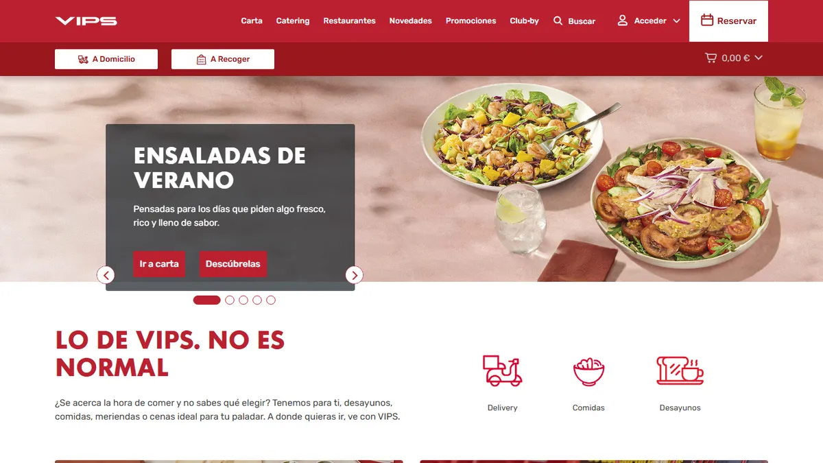 Franquicia VIPS - Hostelería y Restauración - ZonaFranquicia